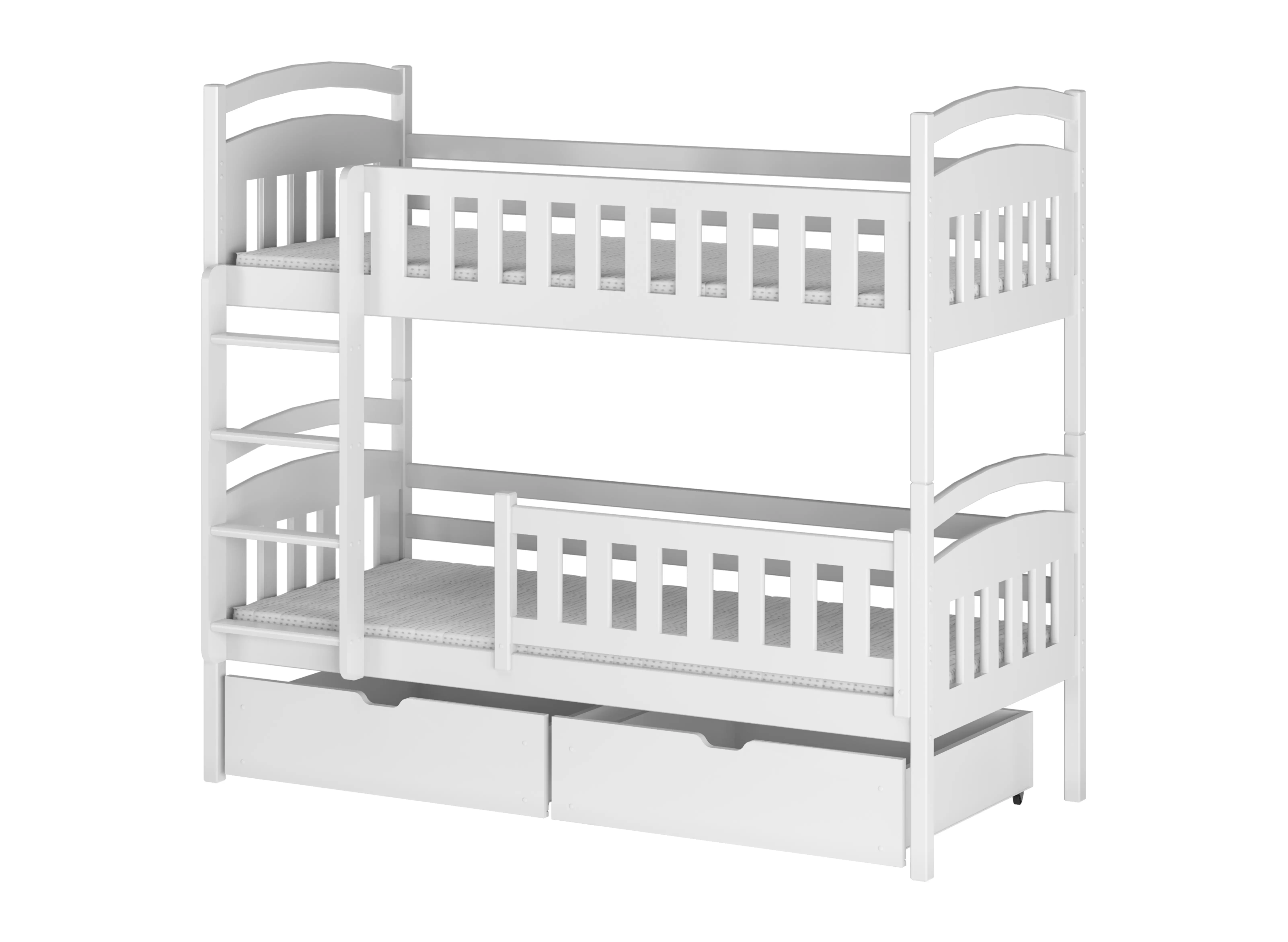 IGNAŚ 80x190 blanc lit superposé Lano Meubles