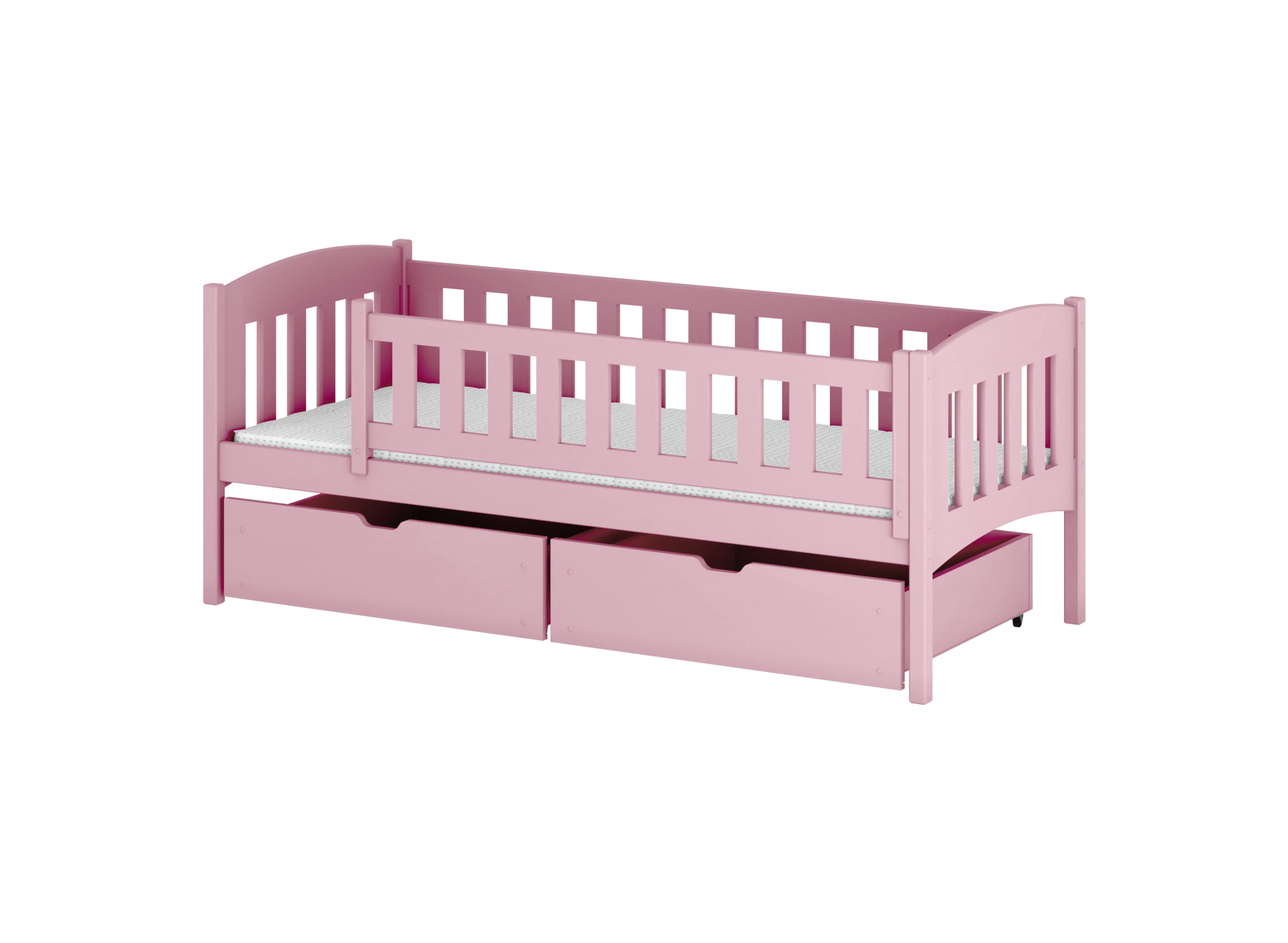 GUCIO 80x160 rose lit enfant simple Lano Meubles