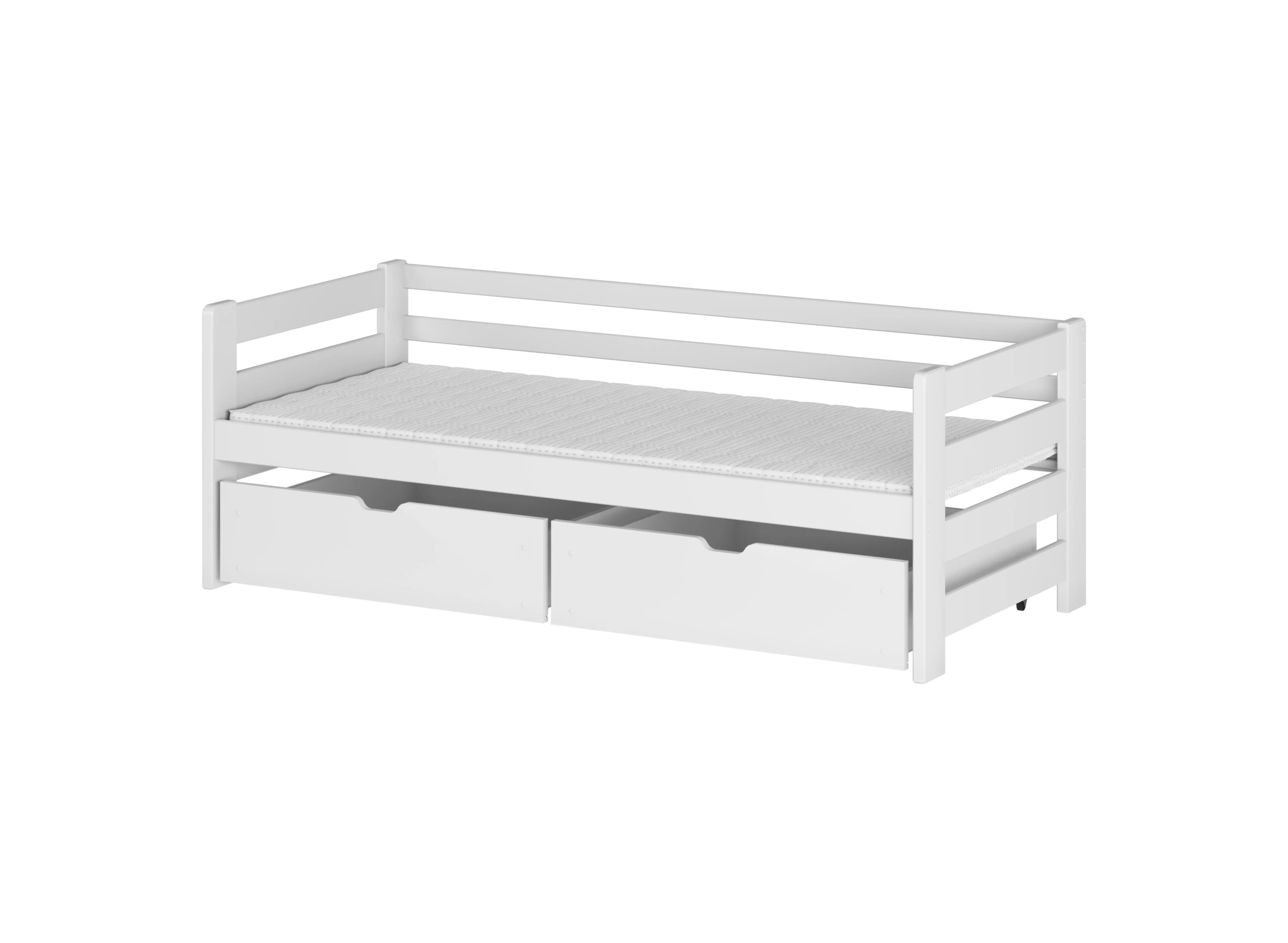ERGO 90x200 blanc lit enfant simple Lano Meubles
