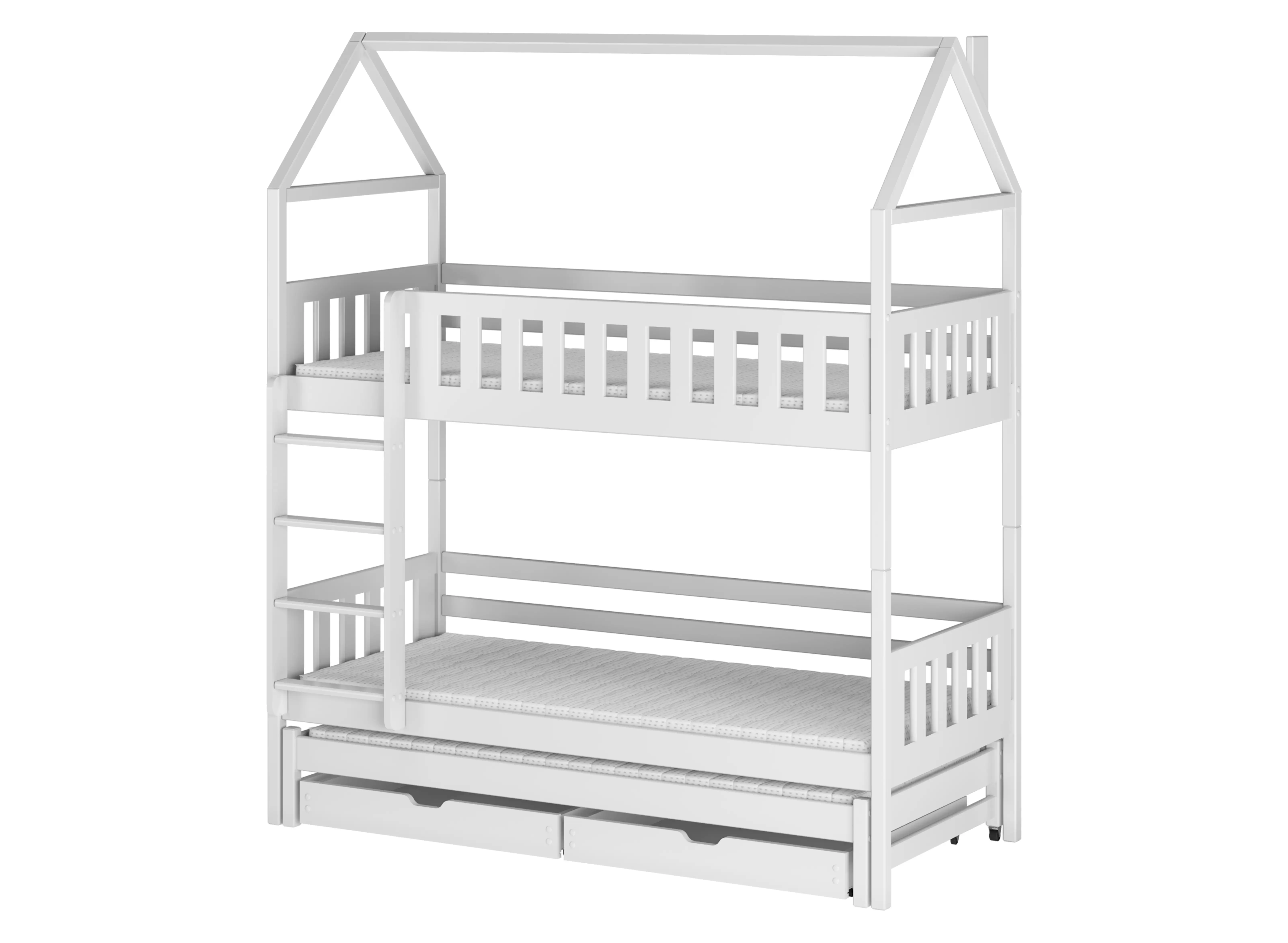 IGA 90x200 blanc lit superposé maison Lano Meubles