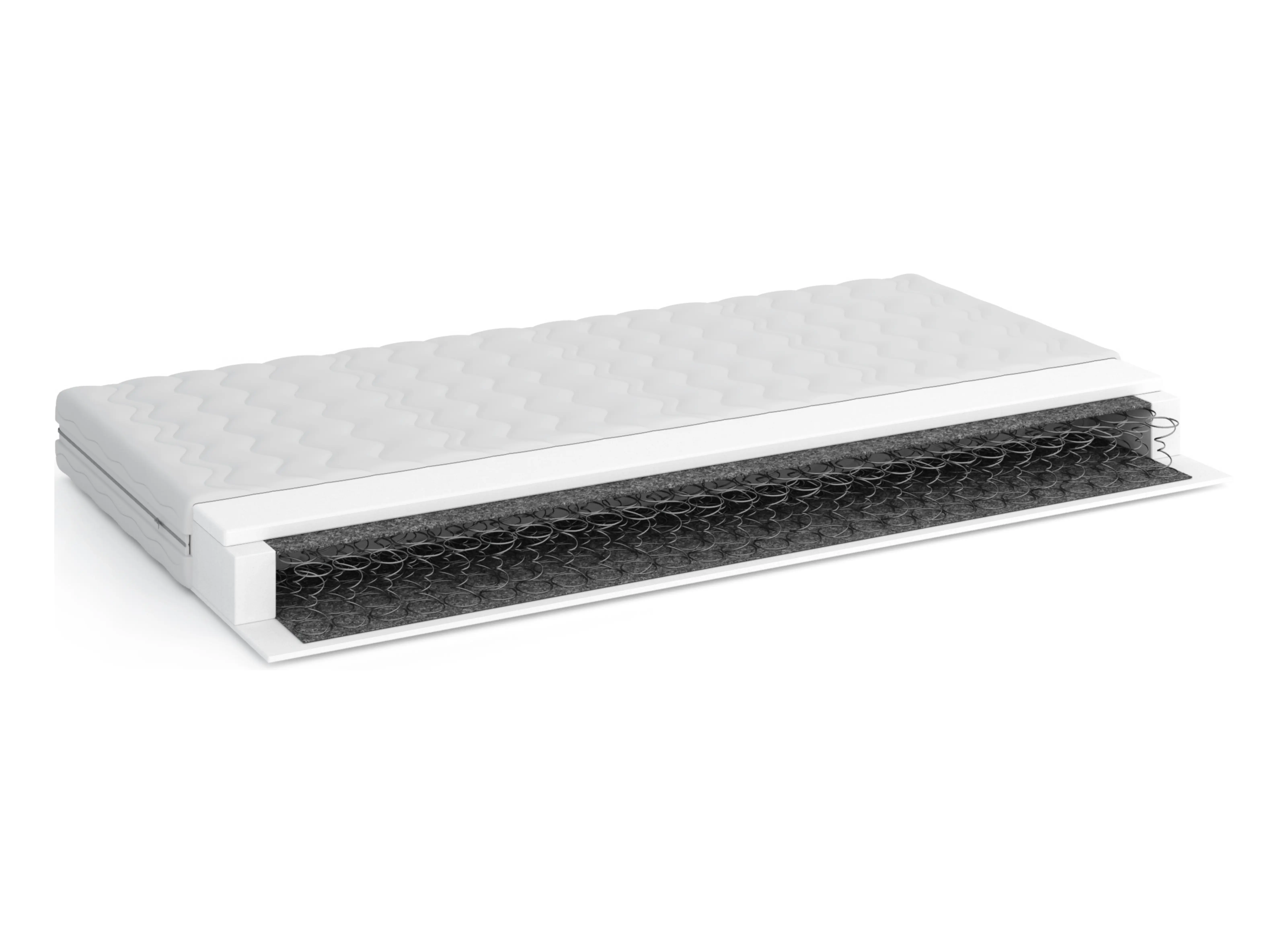 CAPRI 90x190 matelas mi-ferme 13 cm ressorts bonell Lano Meubles