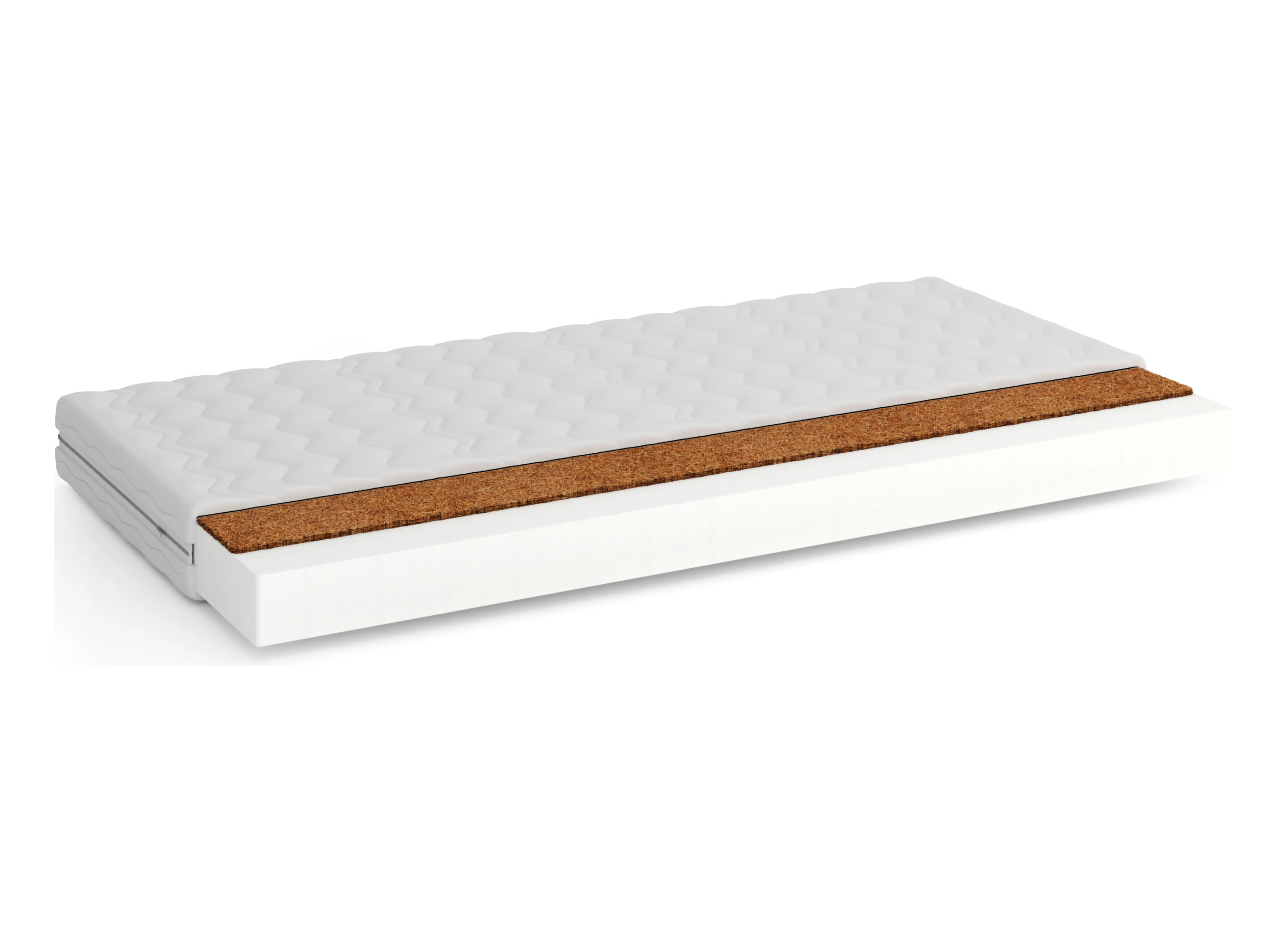 KOKOS 90x190 matelas moyen 11 cm en mousse de coco Lano Meubles